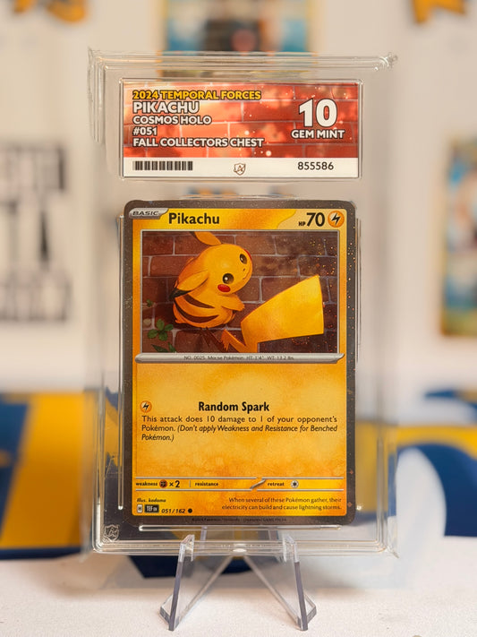 2024 Temporal Forces - Pikachu - Gem Mint 10