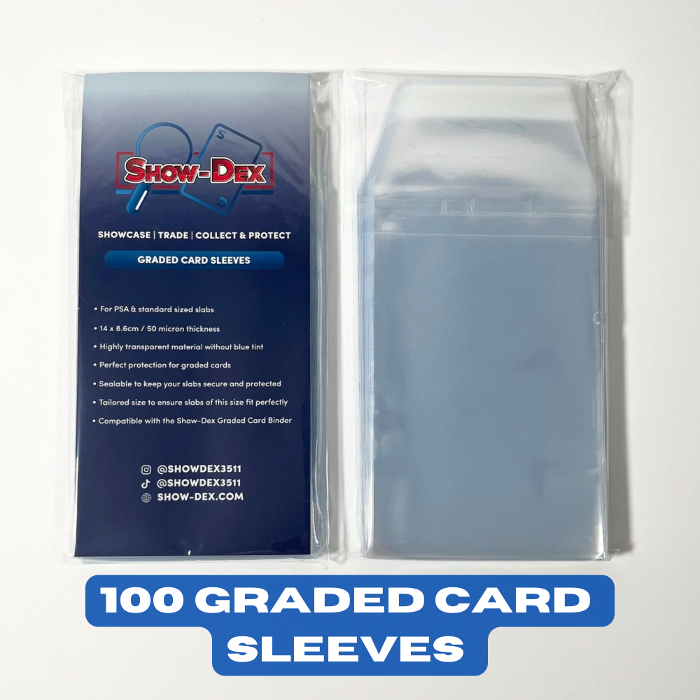 Show-Dex Graded Card Sleeves - 100 Pack