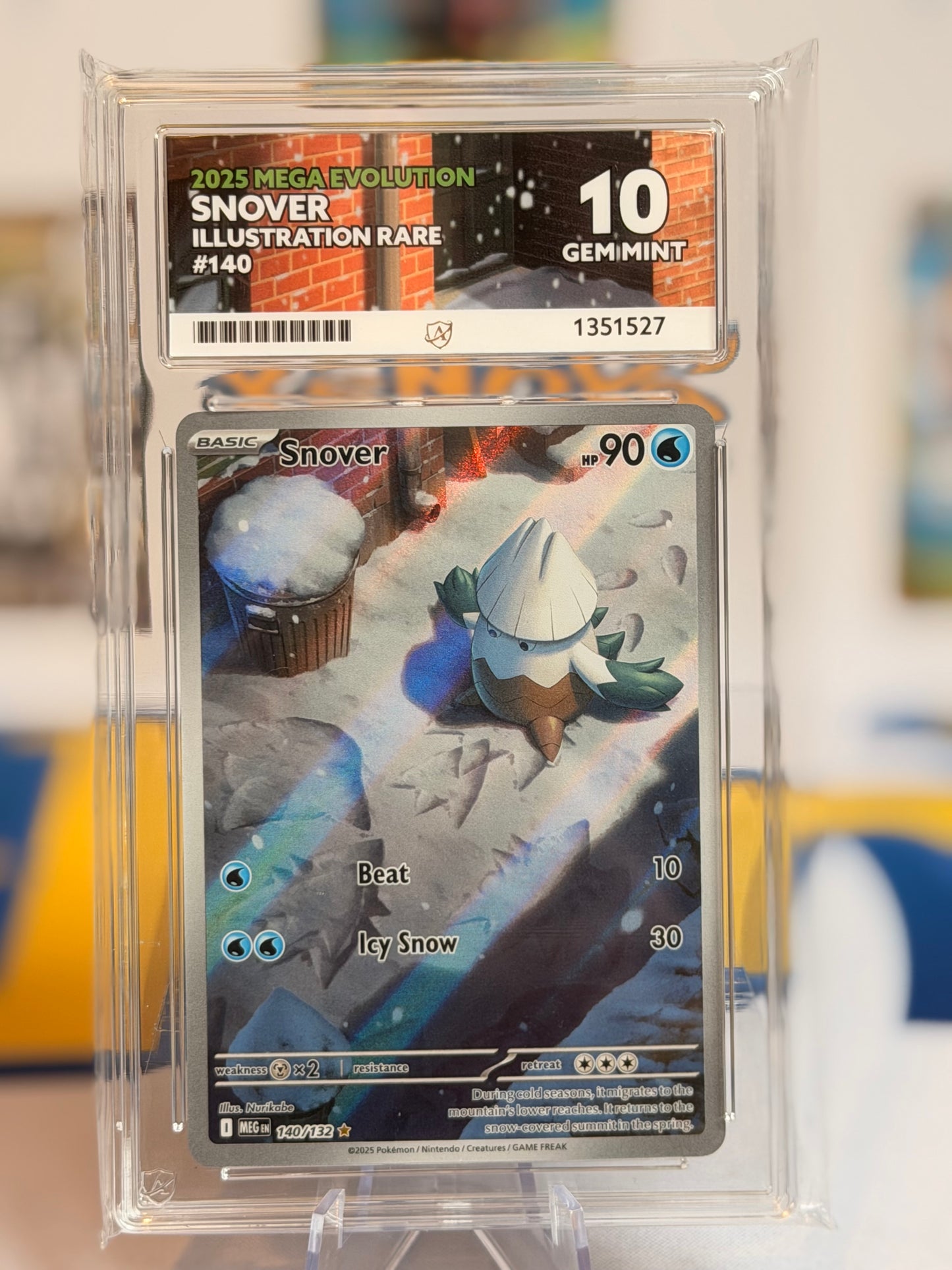 2025 Mega Evolutions - Snover - Gem Mint 10