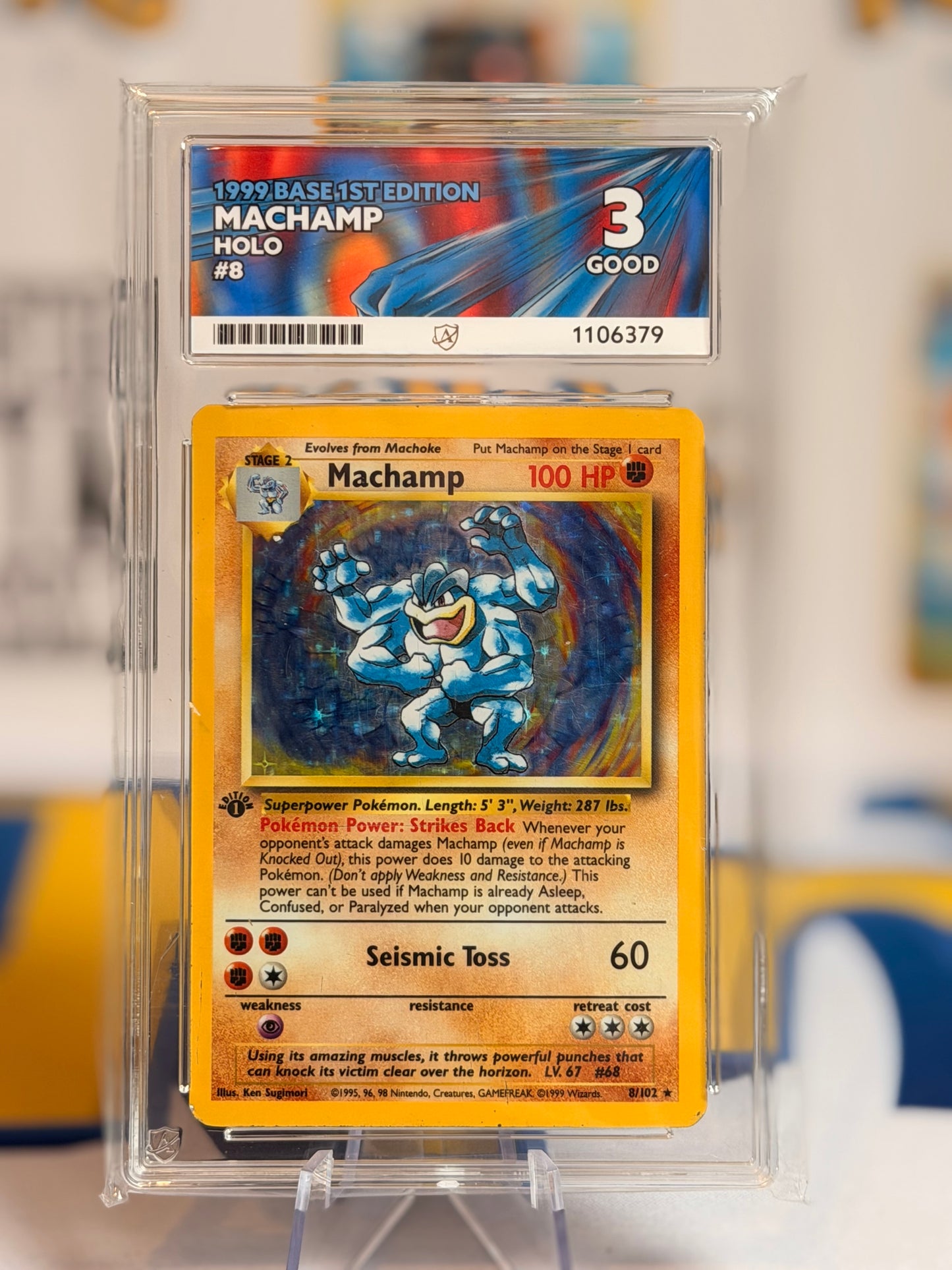 1999 Base Set 1st Edition - Machamp - Good 3