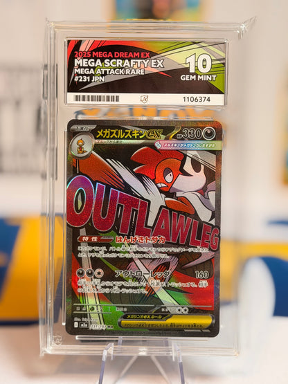 2025 Mega Dream EX - Mega Scrafty - Gem Mint 10