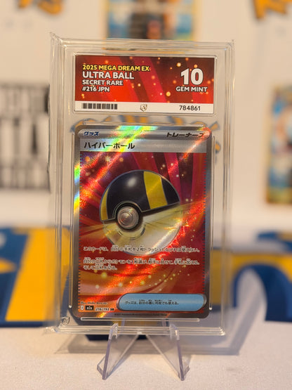 2025 Mega Dream EX - Ultra Ball - Gem Mint 10