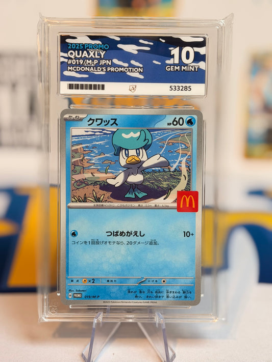 2025 McDonalds Promo - Quaxly  - Gem Mint 10