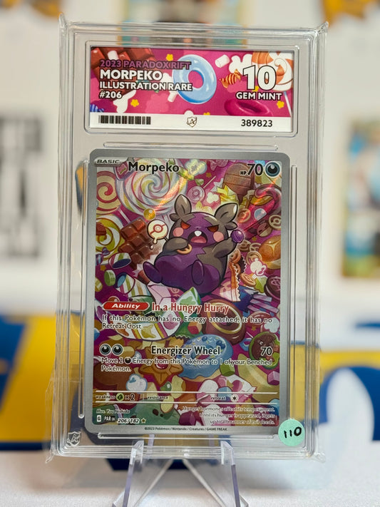 2023 Paradox Rift - Morpeko - Gem Mint 10
