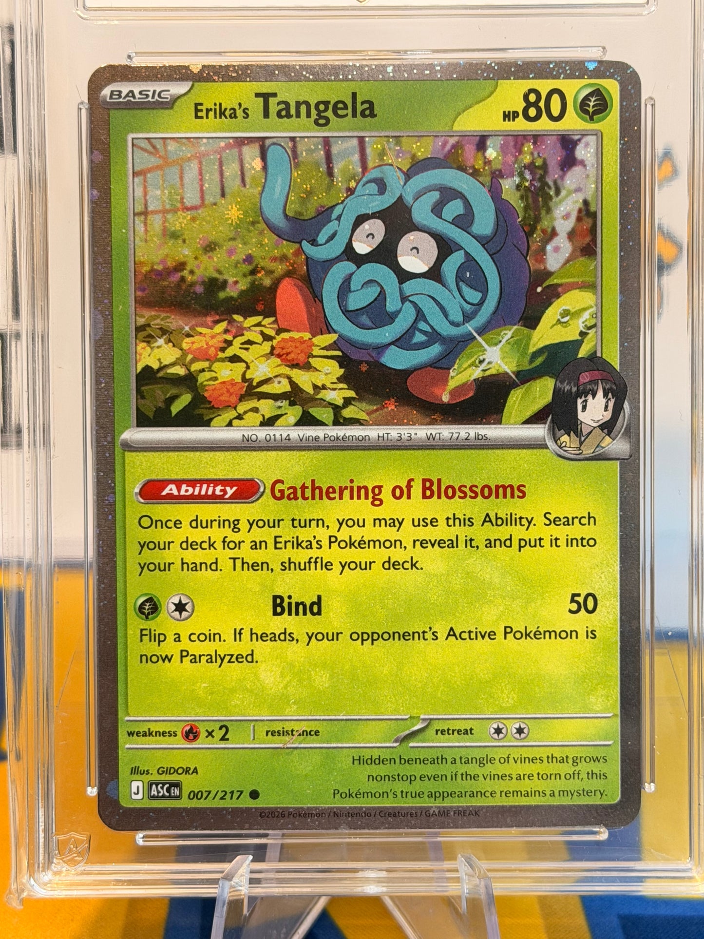 2026 Ascended Heros - Erika's Tangela - Gem Mint 10