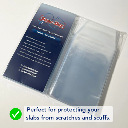 Show-Dex Graded Card Sleeves - 100 Pack