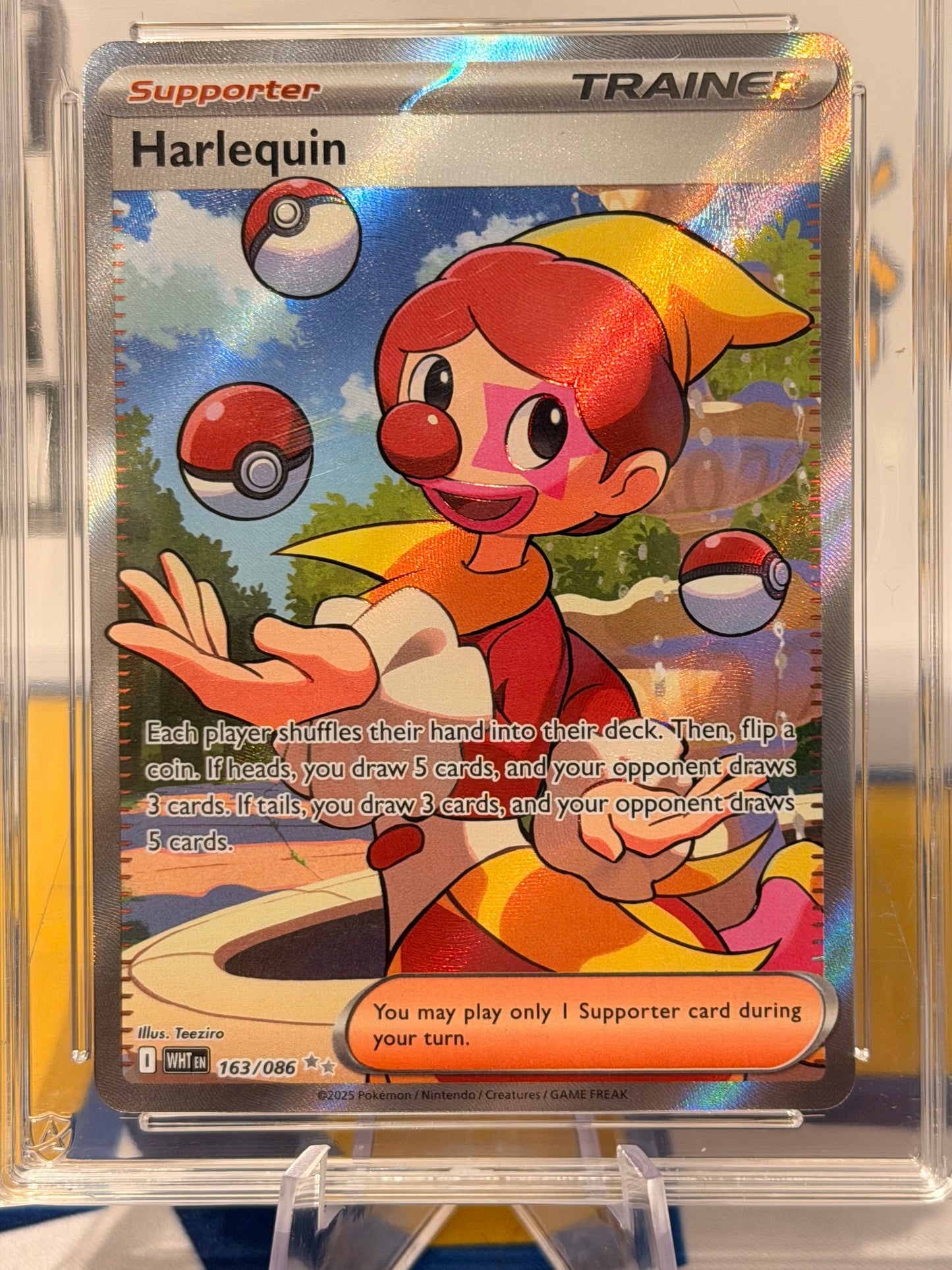 2025 White Flare - Harlequin - Mint 9