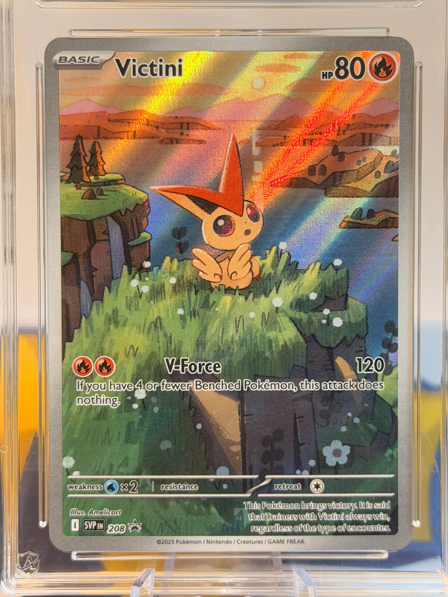 2025 Black Star Promo  - Victini - Mint 9