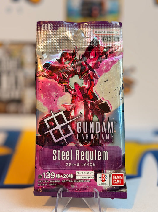 Gundam Card Game: GD03 - Steel Requiem JPN (Booster pack)