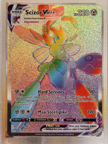 2020 Darkness Ablaze - Scizor VMAX - Gem Mint 10