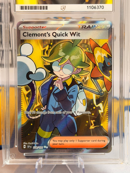 2024 Surging Sparks - Clement’s Quick Wit - Gem Mint 10