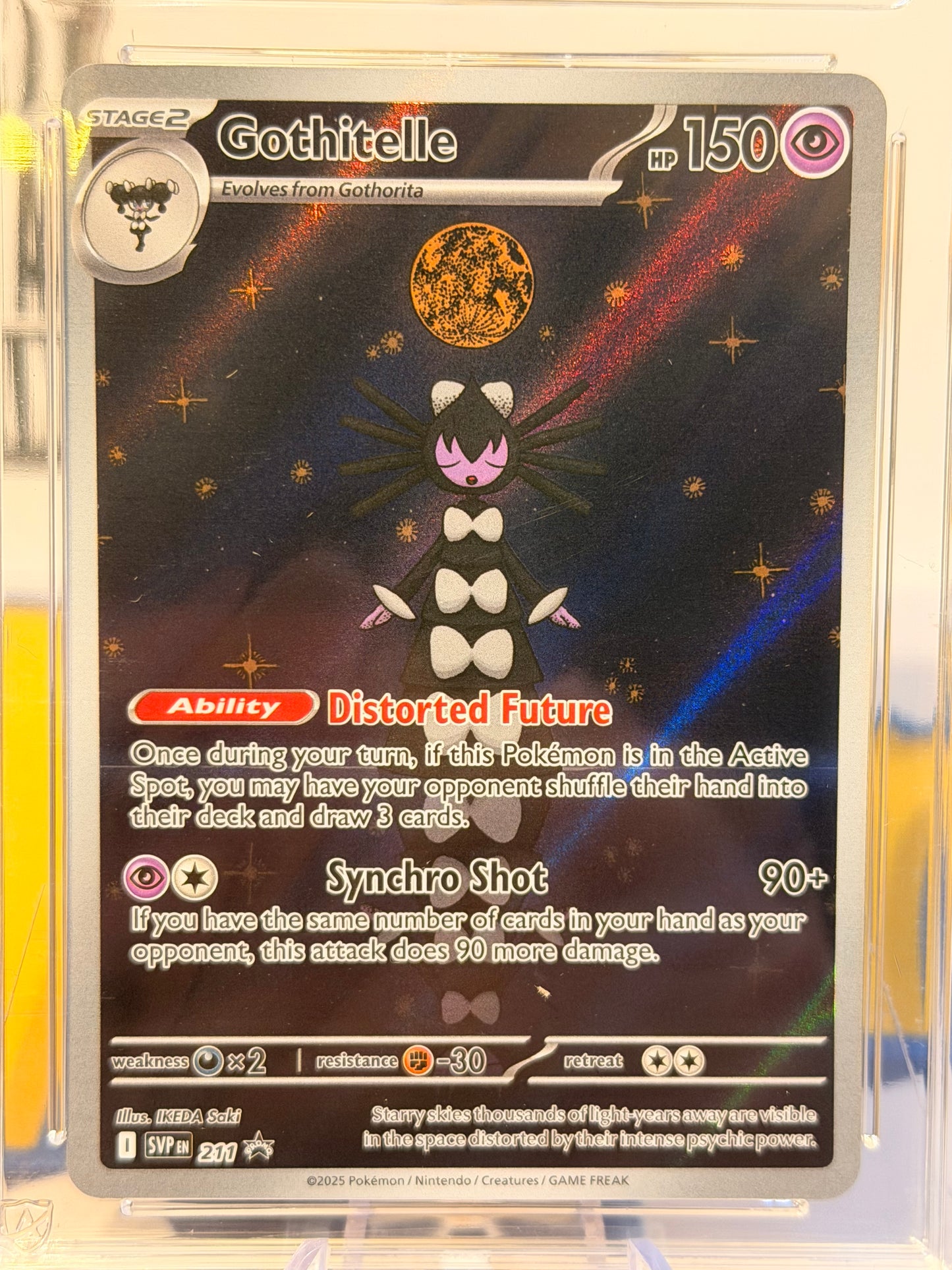 2025 Black Star Promo - Gothitelle - Near Mint to Mint 8