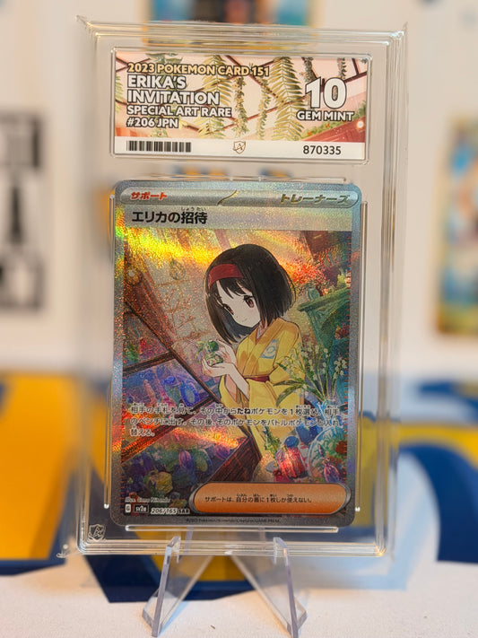 2023 Pokémon Card 151  - Erika’s Invitation - Gem Mint 10