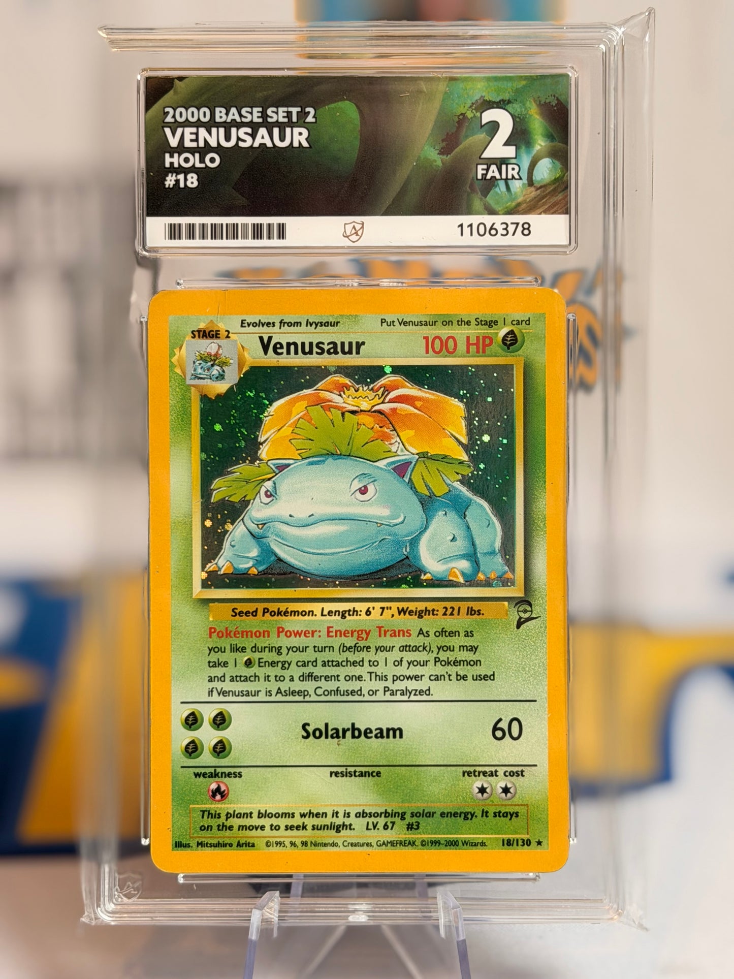 2000 Base Set 2 - Venusaur - Fair 2
