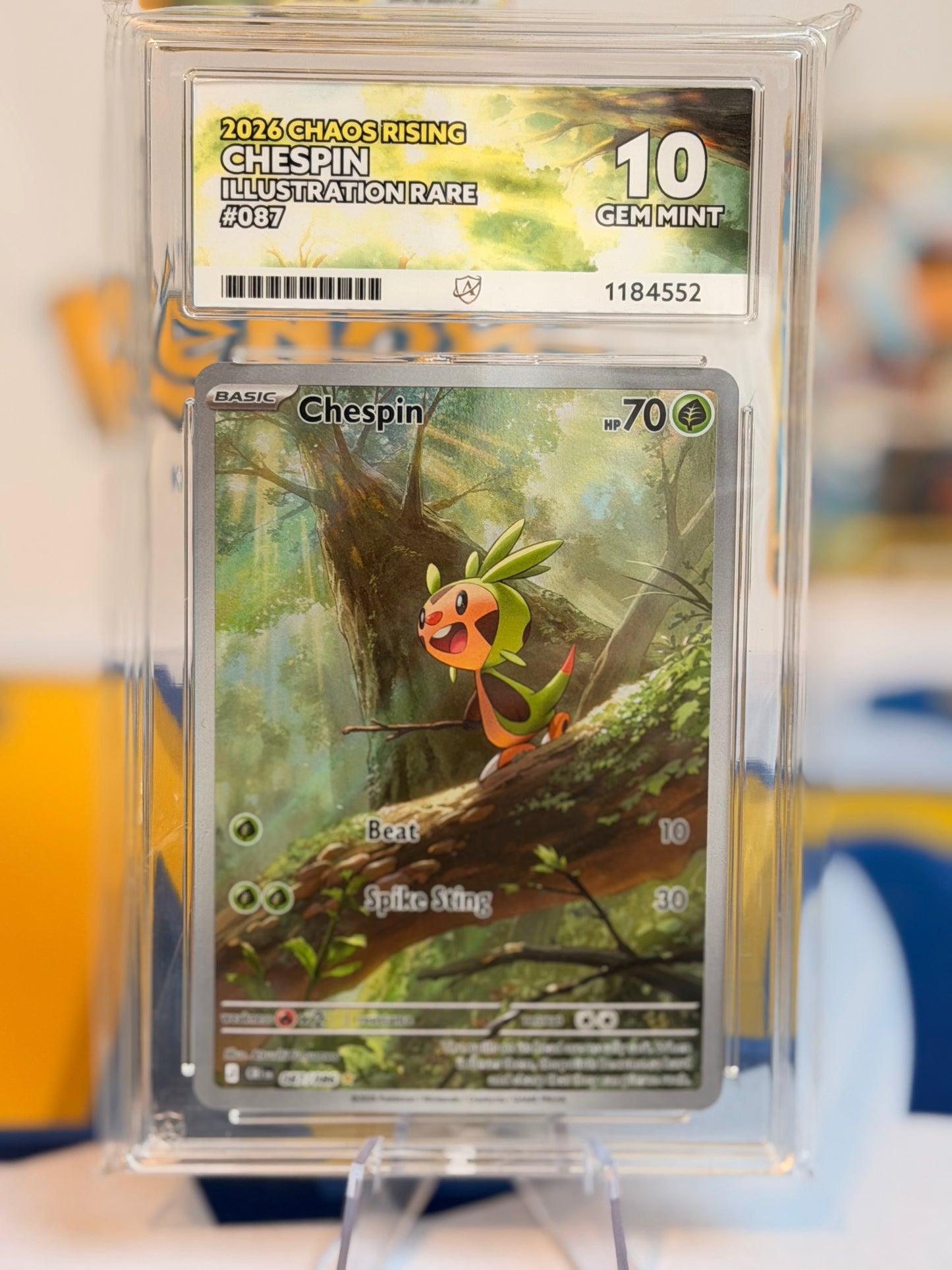 2026 Chaos Rising - Chespin - Gem Mint 10