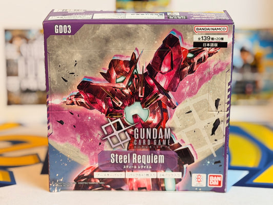 Gundam Card Game: GD03 - Steel Requiem JPN (Sealed booster box)