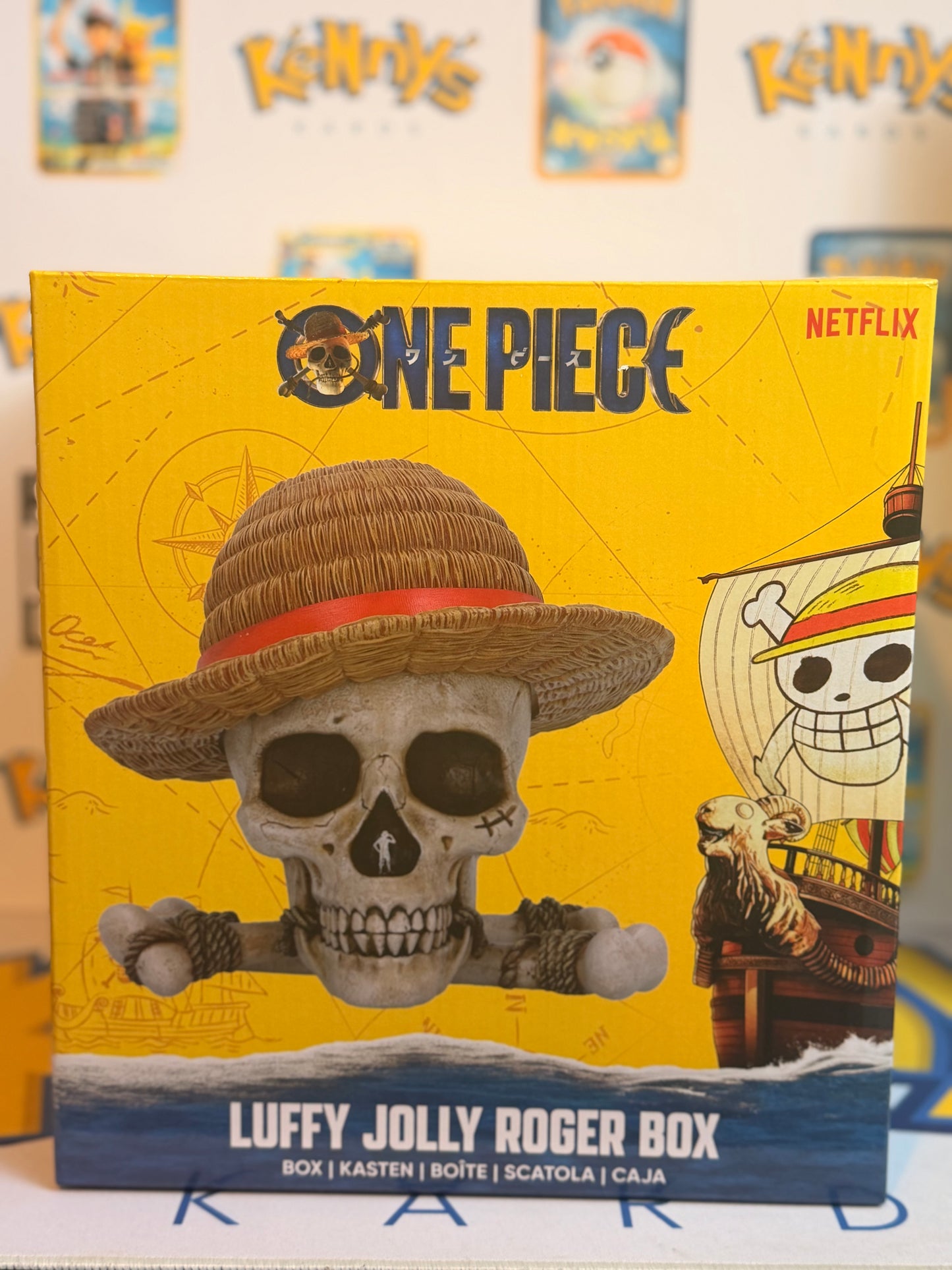 One Piece Luffy Jolly Roger Box 19.5cm