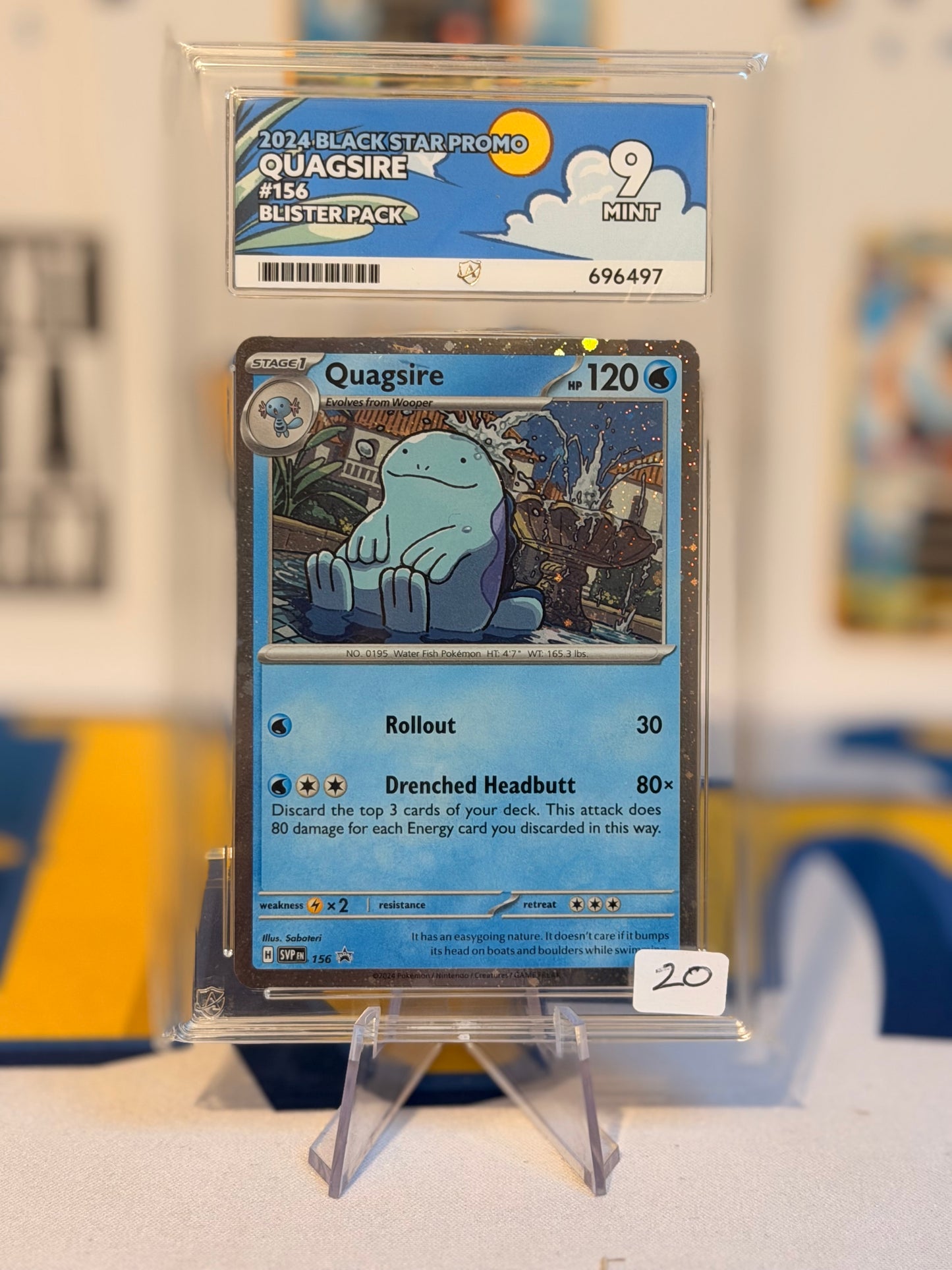 2024 Black Star Promo - Quagsire - Mint 9