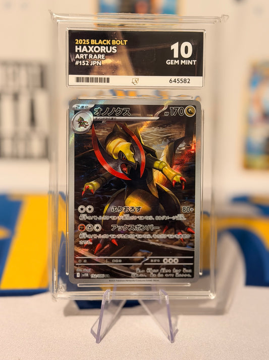 2025 Black Bolt - Haxorus - Gem Mint 10