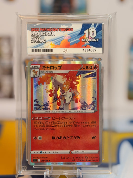 2022 Paradigm Trigger - Rapidash - Gem Mint 10