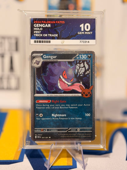 2024 Paldean Fates - Gengar - Gem Mint 10