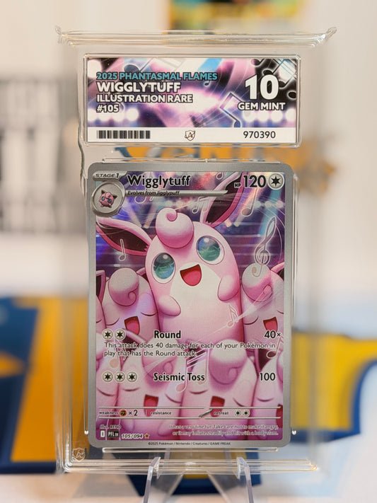 2025 Phantasmal Flames - Wigglytuff - Gem Mint 10