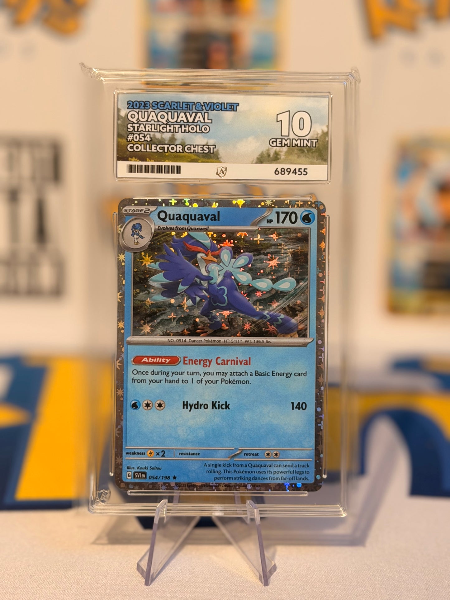 2023 Scarlet & Violet - Quaquaval - Gem Mint 10