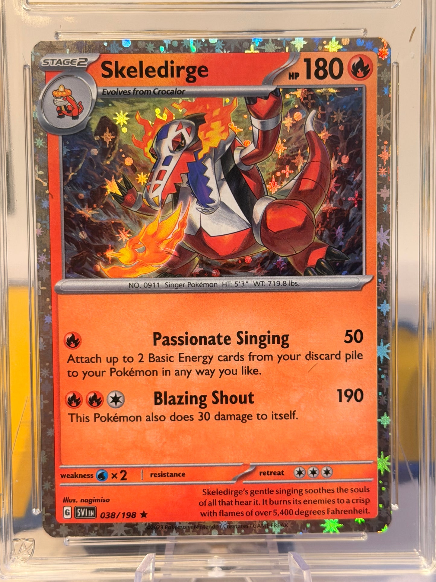 2023 Scarlet & Violet - Skeledirge - NM-MT 8