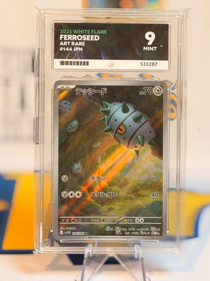 2025 White Flare - Ferroseed - Mint 9