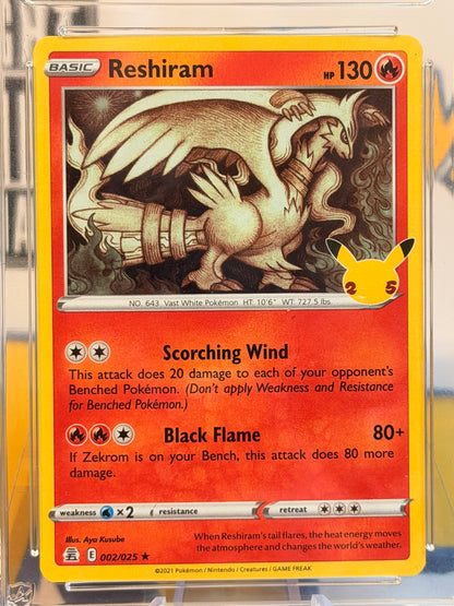 2021 Celebrations - Reshiram - NM-MT 8