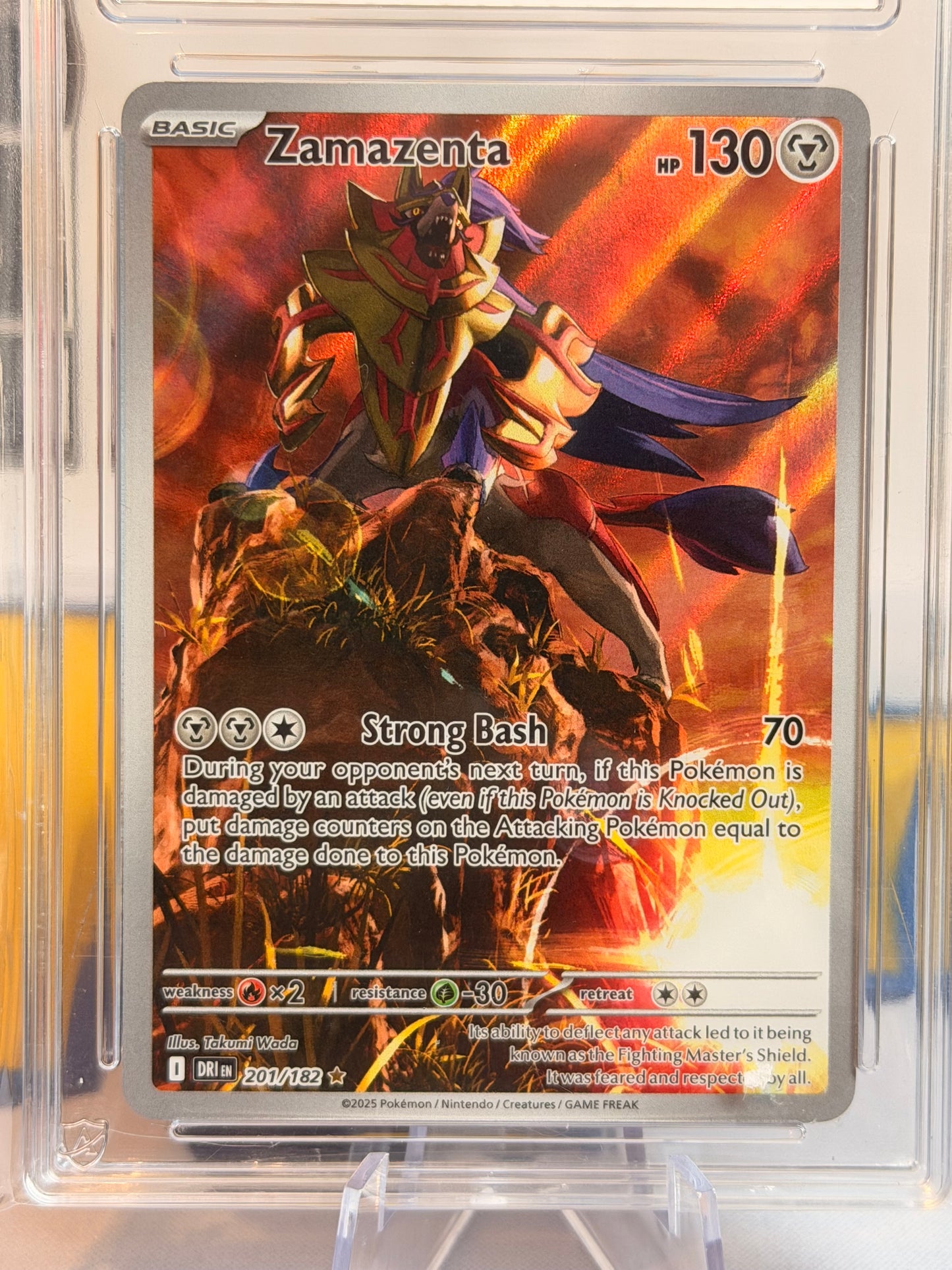 2025 Destined Rivals  - Zamazenta - Gem Mint 10