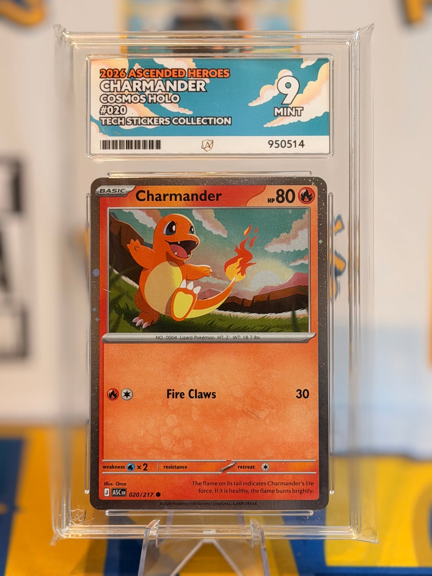 2026 Ascended Hero’s  - Charmander - Mint 9