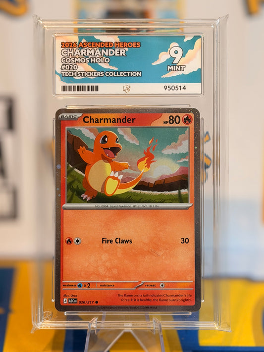 2026 Ascended Hero’s  - Charmander - Mint 9