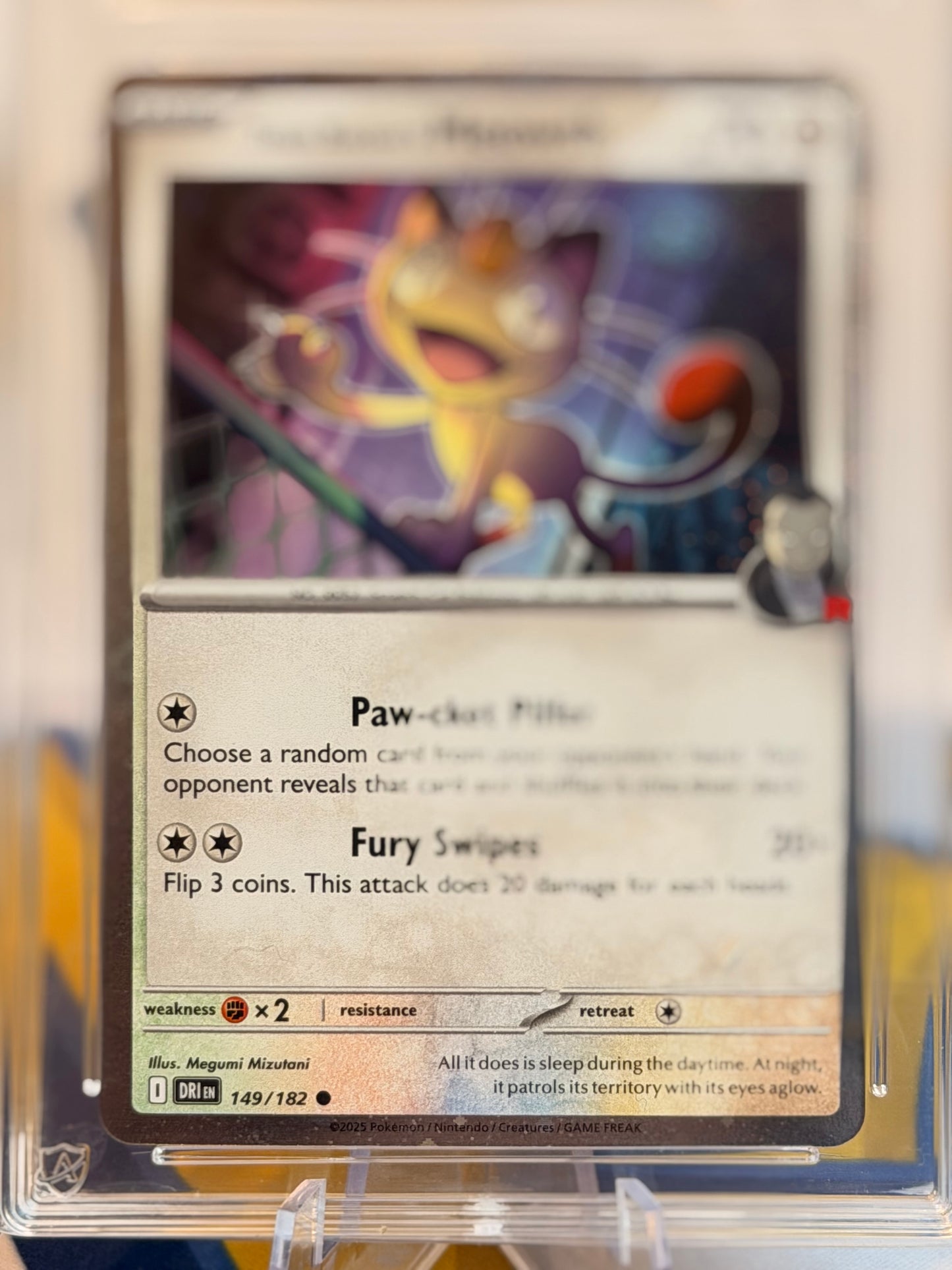 2025 Destined Rivals - Team Rockets Meowth - Gem Mint 10