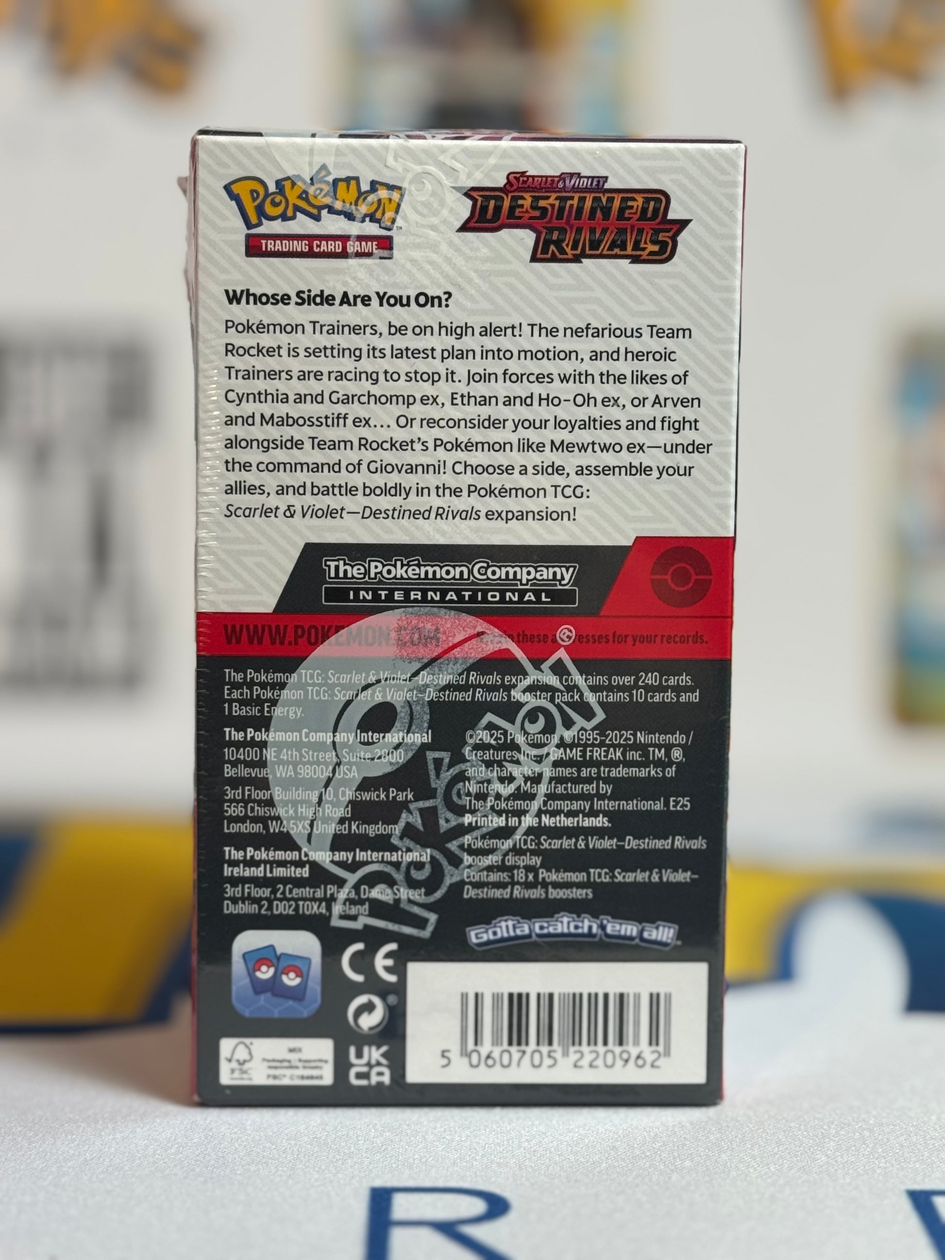 Pokmon TCG: Scarlet & Violet 10 - Destined Rivals half booster box Kenny's Kards Pokmon TCG: Scarlet & Violet 10 - Destined Rivals half booster box Kenny's Kards