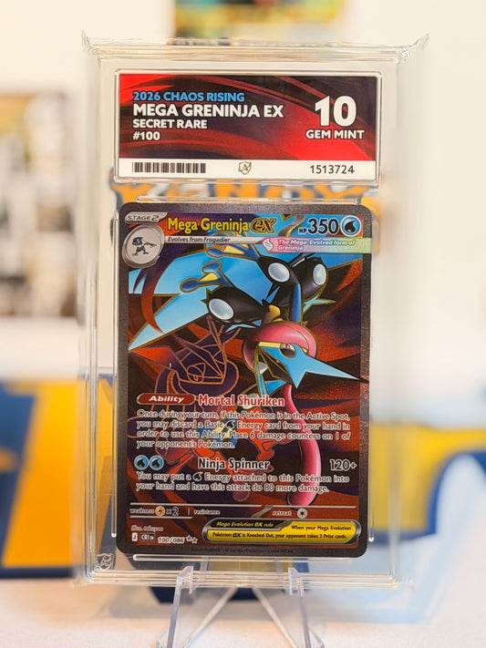 2026 Chaos Rising - Mega Greninja - Gem Mint 10