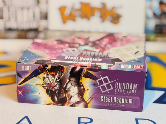 Gundam Card Game: GD03 - Steel Requiem JPN (Sealed booster box)
