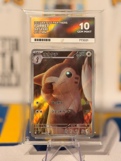 2025 Battle Partners - Furret - Gem Mint 10