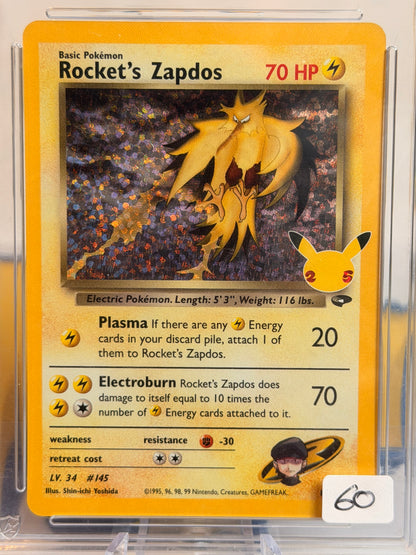 2021 Celebrations - Rocket’s Zapdos - Gem Mint 10