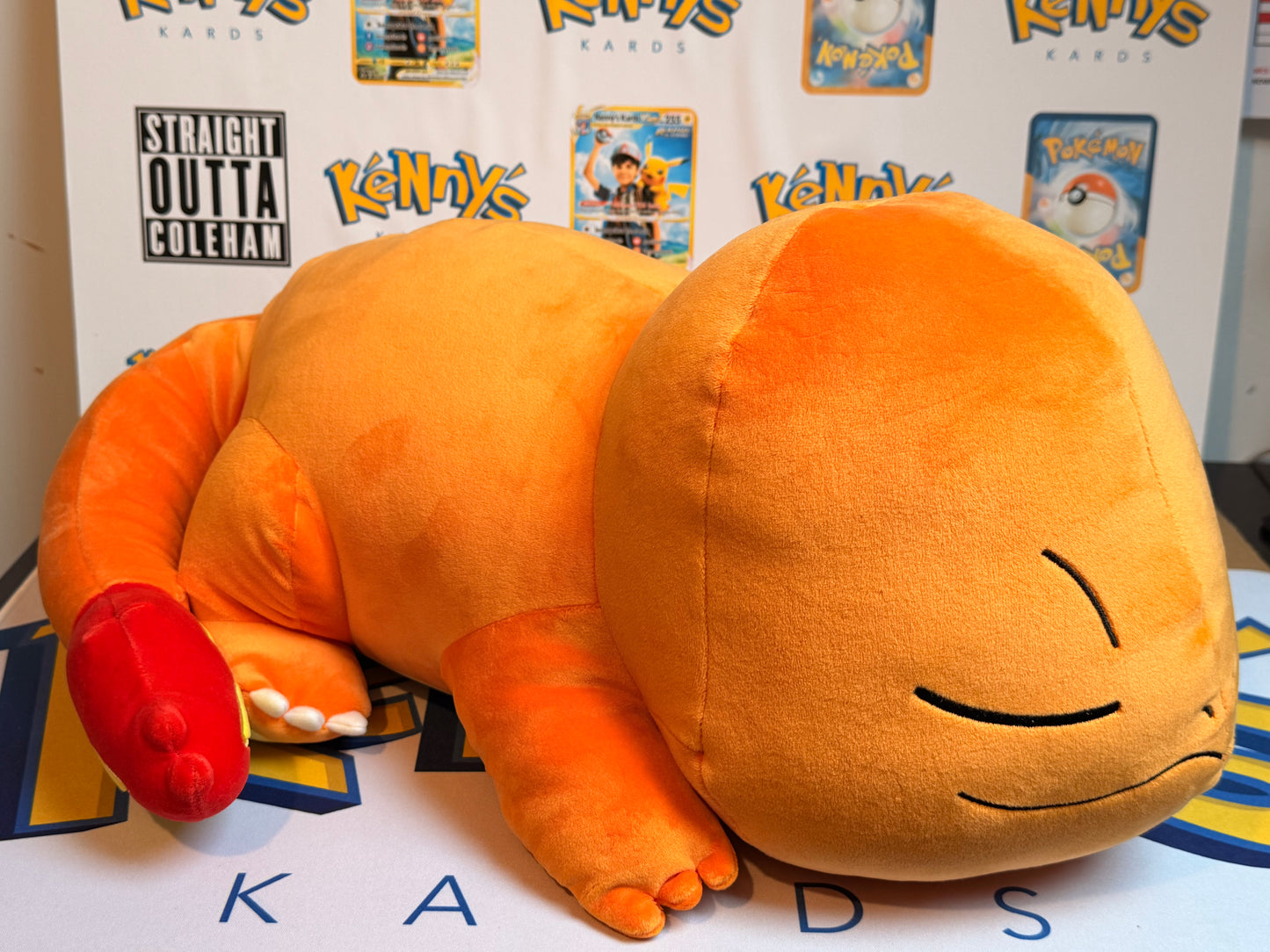 Pokémon 18” Plush toy - Sleeping Charmander