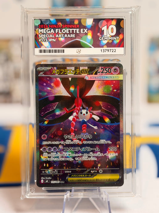 2026 Ninja Spinner - Mega Floette - Gem Mint 10