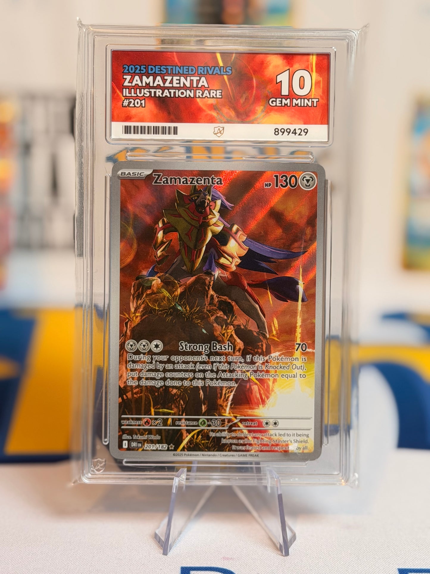 2025 Destined Rivals  - Zamazenta - Gem Mint 10