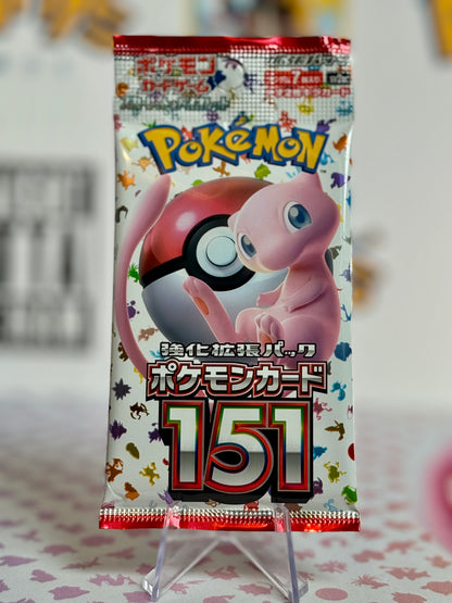 japanese 151 booster box sealed Pokémon TCG: SV2a