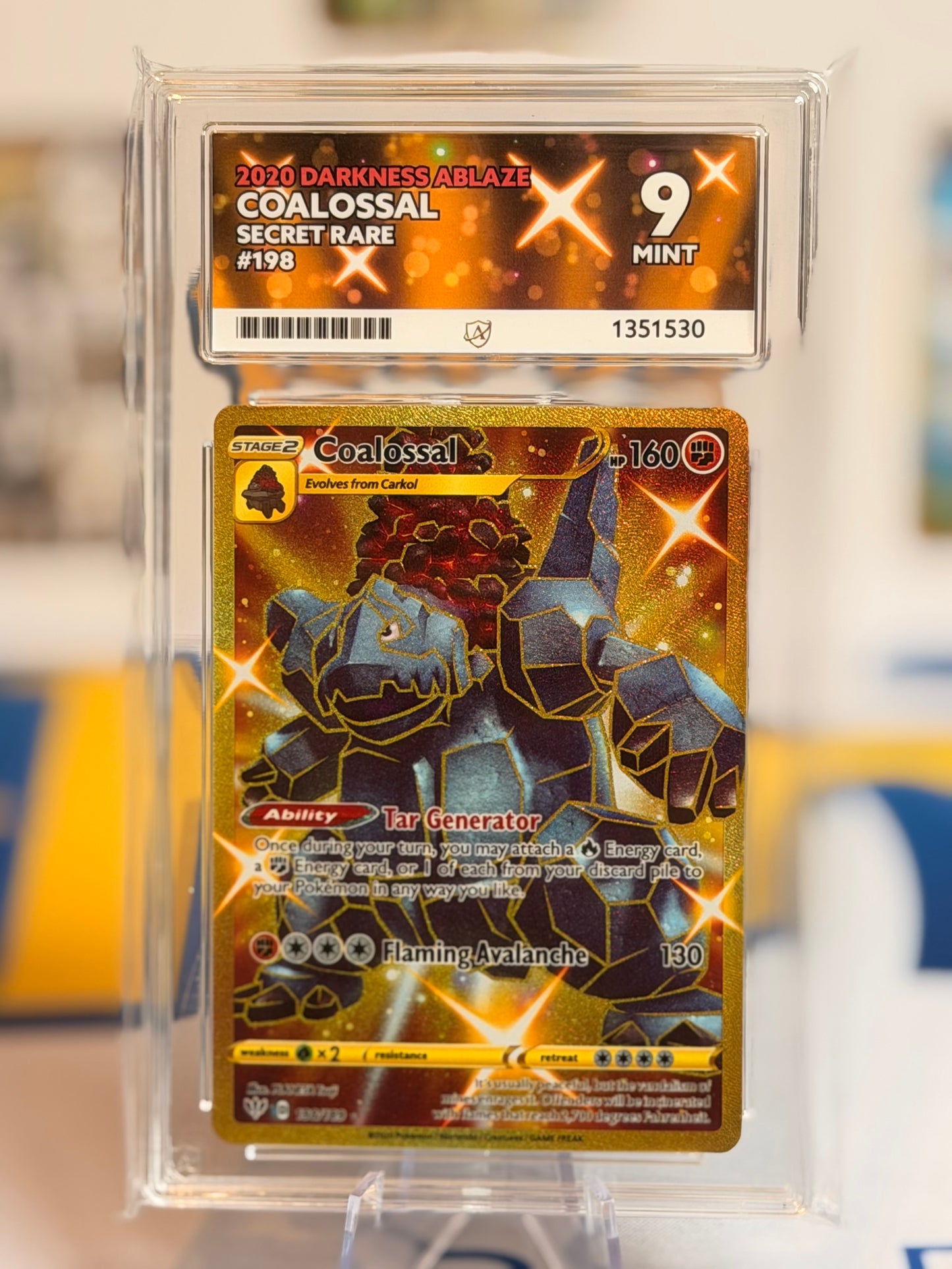 2020 Darkness Ablaze - Coalossal - Mint 9