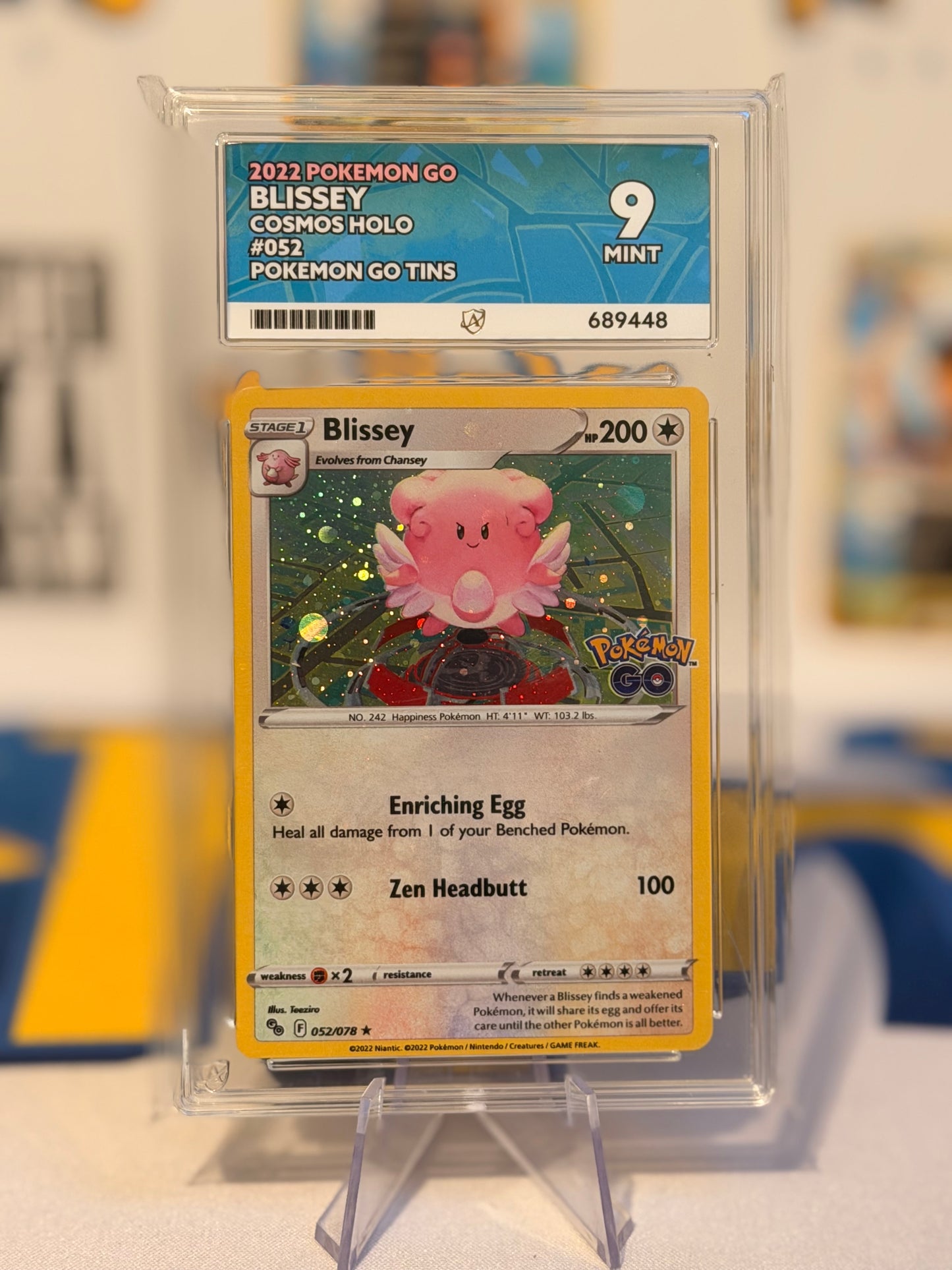 2022 Pokémon Go - Blissey- Mint 9