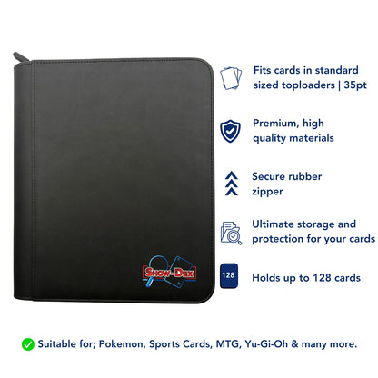 Show-Dex Pro Premium Toploader Binder 4-Pocket