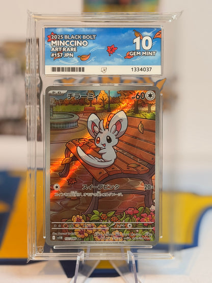 2025 Black Bolt - Minccino - Gem Mint 10