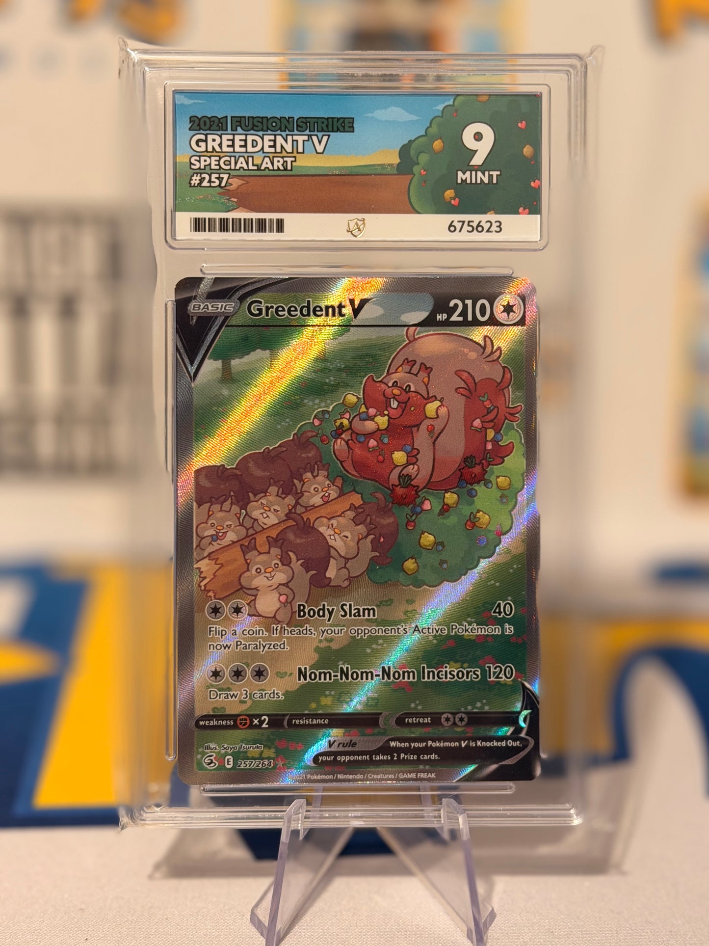 2021 Fusion Strike - Greedent - Gem Mint 10