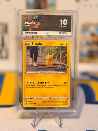 2022 Pokémon Go - Pikachu - Gem Mint 10