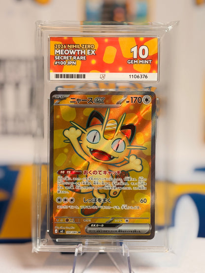 2026 Nihil Zero - Meowth - Gem Mint 10